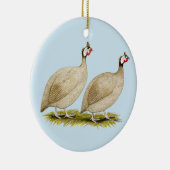 Guinea Buff Dundott Fowl Keramikornament (Rechts)