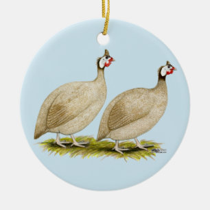 Guinea Buff Dundott Fowl Keramikornament