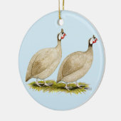 Guinea Buff Dundott Fowl Keramikornament (Links)