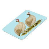 Guinea Buff Dundott Fowl Magnet (Linke Seite)