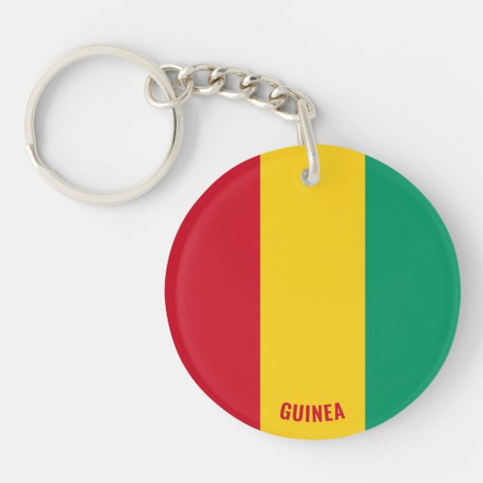 Guinea Charming Patriotic Schlüsselanhänger (Vorderseite)