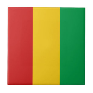 Guinea-Conakry Flag Keramik Tile Fliese