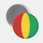 Guinea-Conakry Flag Magnet (Vorderseite/Rückseite)