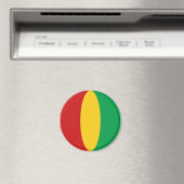 Guinea-Conakry Flag Magnet (In Situ (Geschirrspüler))