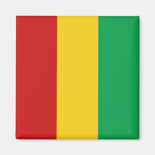 Guinea-Conakry-Flag-Magnet Magnet (Vorne)