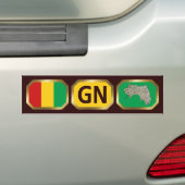 Guinea-Conakry-Flag-Map-Code-Autoaufkleber Autoaufkleber (Auf Auto)