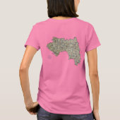 Guinea-Conakry-Flag und Map-dk-T - Shirt (Rückseite)