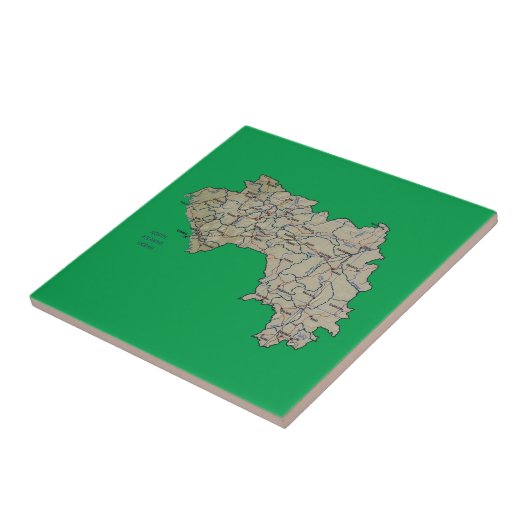 Guinea-Conakry Karten-Fliese Fliese (Seite)