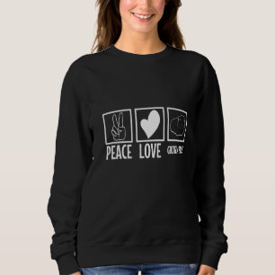 Guinea der friedlichen Liebe Sweatshirt