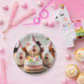 Guinea, die Kuchen fressen, Guinea Pappteller (Party)