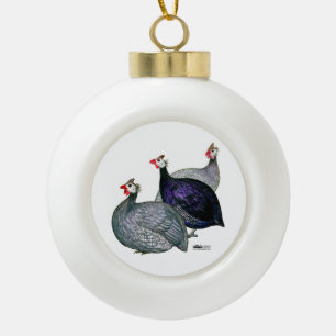 Guinea drei keramik Kugel-Ornament