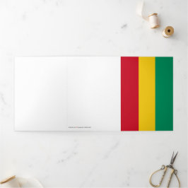 Guinea Dreifach Gefaltete Karte