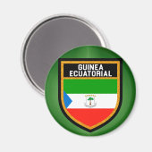 Guinea Ecuatorial Flagge Magnet (Vorderseite/Rückseite)