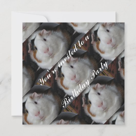 Guinea Einladung (Vorderseite)