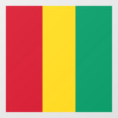 Guinea Fensteraufkleber (Blatt)