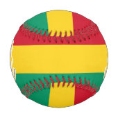 Guinea Flag and Coat of Arms Patriotic Baseball (Rückseite)