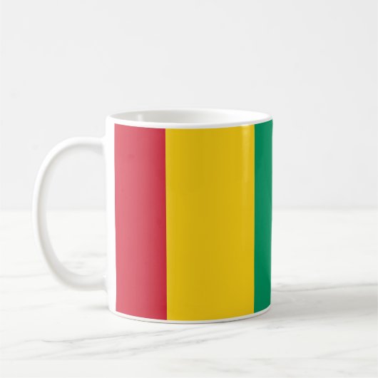 Guinea Flag Keramik Tasse (Links)
