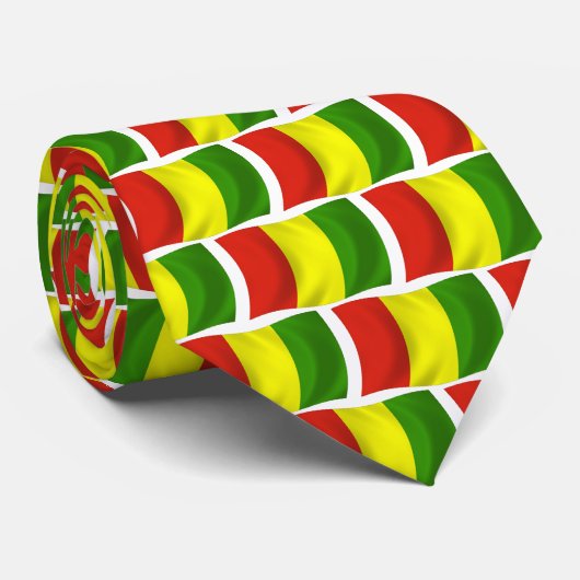 Guinea Flag Krawatte (Gerollt)