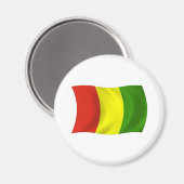Guinea Flag Magnet (Vorderseite/Rückseite)