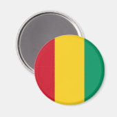 Guinea Flag Magnet (Vorderseite/Rückseite)