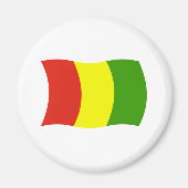 Guinea Flag Magnet (Vorne)