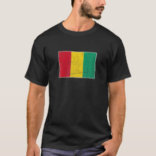 Guinea Flag mit Vintagen guineischen Landesfarben T-Shirt