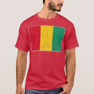 Guinea Flag mit Vintagen guineischen Nationalfarbe T-Shirt
