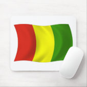 Guinea Flag Mousepad (Mit Mouse)