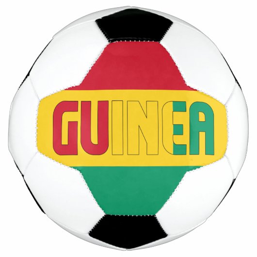 Guinea Flag Patriotic Fußball (Vorderseite)