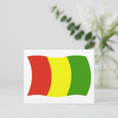 Guinea-Flag-Postkarte Postkarte (Stehend Vorderseite)