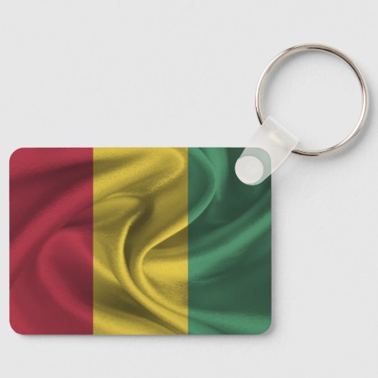 Guinea Flag Schlüsselanhänger (Vorderseite)