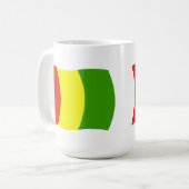 Guinea Flag Tasse (Vorderseite Links)
