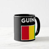 Guinea Flag Tasse (VorderseiteRechts)