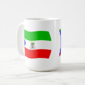 Guinea-Flag-Tasse Kaffeetasse (Vorderseite Links)