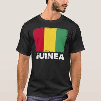 Guinea Flag Unterstützung Guinanischer Menschen Fr T-Shirt