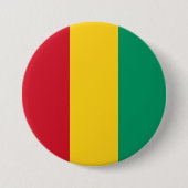 Guinea-Flagge Button (Vorderseite)