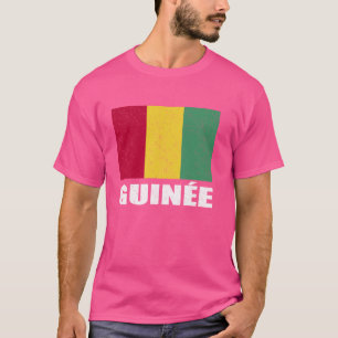 Guinea-Flagge Grunge Vintage Souvenir Guinea T-Shirt