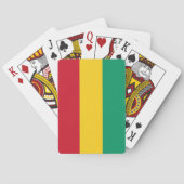 Guinea-Flagge Spielkarten (Rückseite)