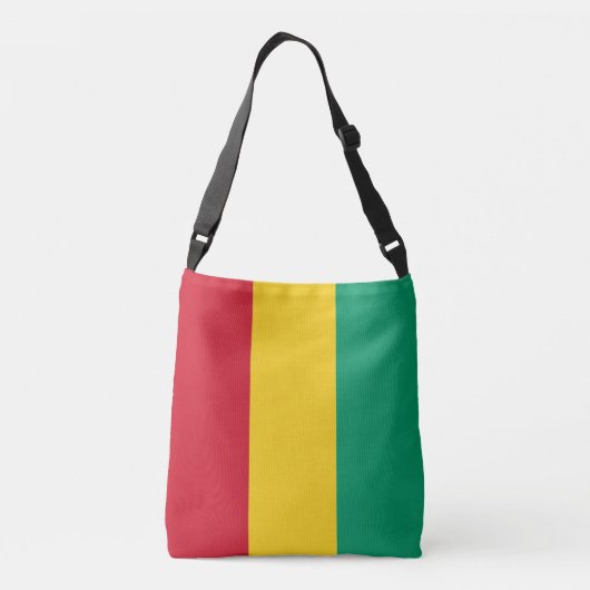 Guinea-Flagge Tragetaschen Mit Langen Trägern (Rückseite)