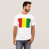 Guinea-Flaggen-T - Shirt (Vorne ganz)