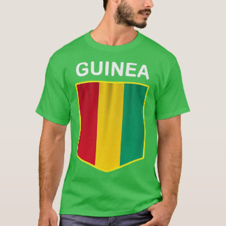 Guinea Flaggenemblem Guinean Pride Herkunft Herita T-Shirt