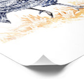 Guinea Fotodruck (Ecke)