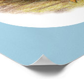 Guinea Fowl Außenbereich Poster (Ecke)