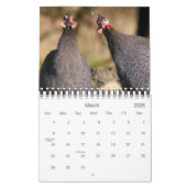 Guinea Fowl Calendar for 2012 Kalender (Mär 2026)