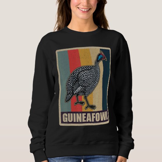 Guinea Fowl Chicken Breeder Poultry Saying 20 Sweatshirt (Vorderseite)