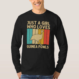 Guinea Fowl for Girls Kid Bird Chicken Farm T-Shirt