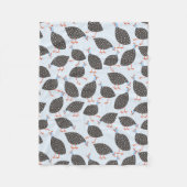 Guinea Fowl Fun Bird Muster Fleecedecke (Vorderseite)