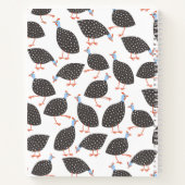 Guinea Fowl Fun Personalisiert Notizblock (Rückseite)