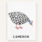 Guinea Fowl Fun Personalisiert Notizblock (Vorderseite)