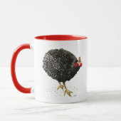 Guinea Fowl Hen Hühnchen Tasse von Albuquerque Art (Links)